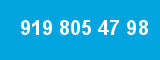 919 805 47 98 919 805 47 98